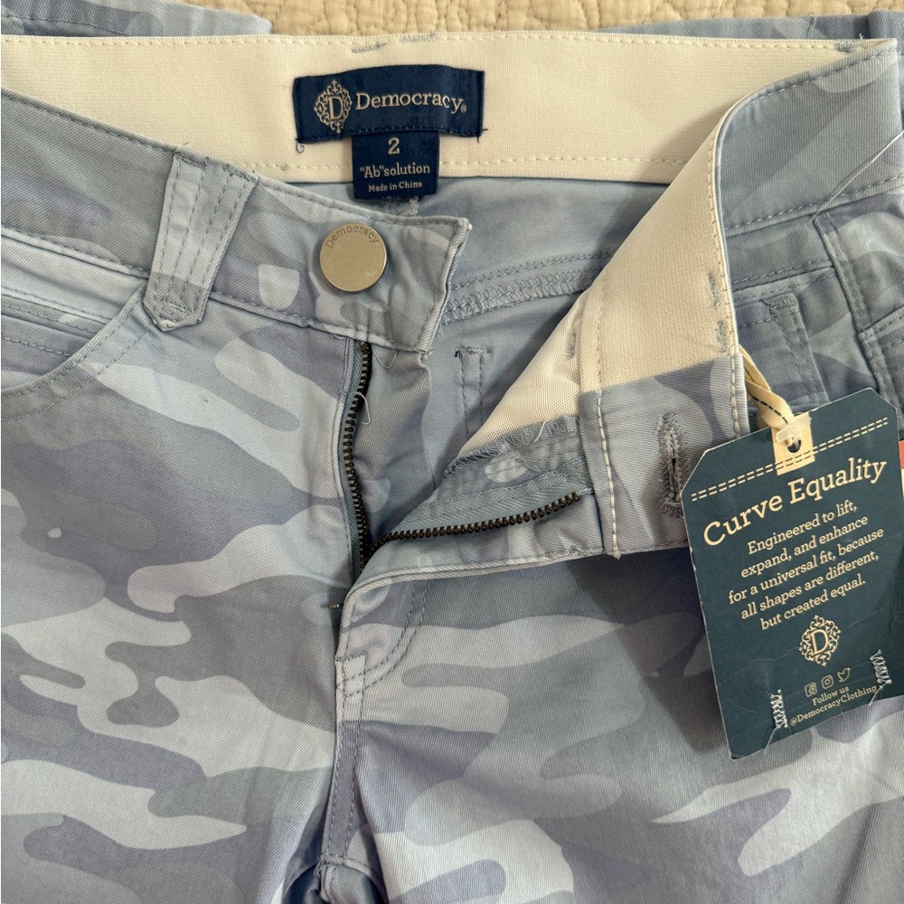 Democracy Light Blue Camo Pants